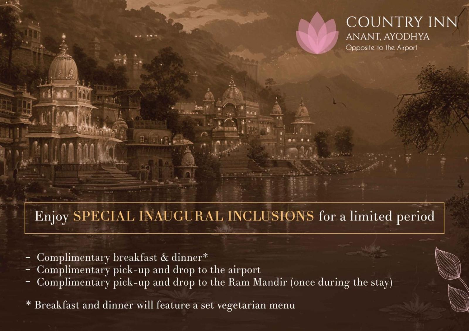 Country Inn Ayodhya - Opposite Airport ภายนอก รูปภาพ