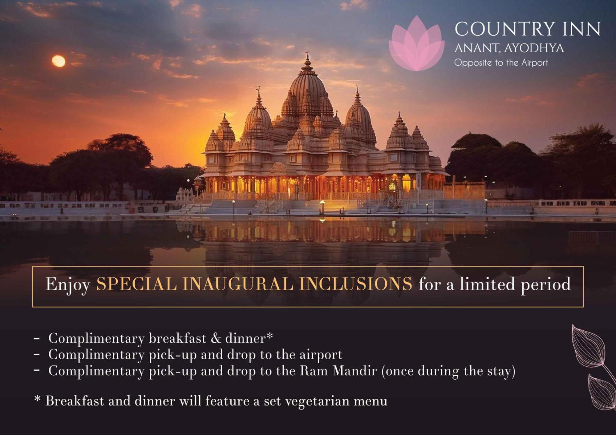 Country Inn Ayodhya - Opposite Airport ภายนอก รูปภาพ